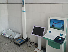 河南郑州某卫生院采购婴幼儿（成人）超声波身高体重测量仪安装培训